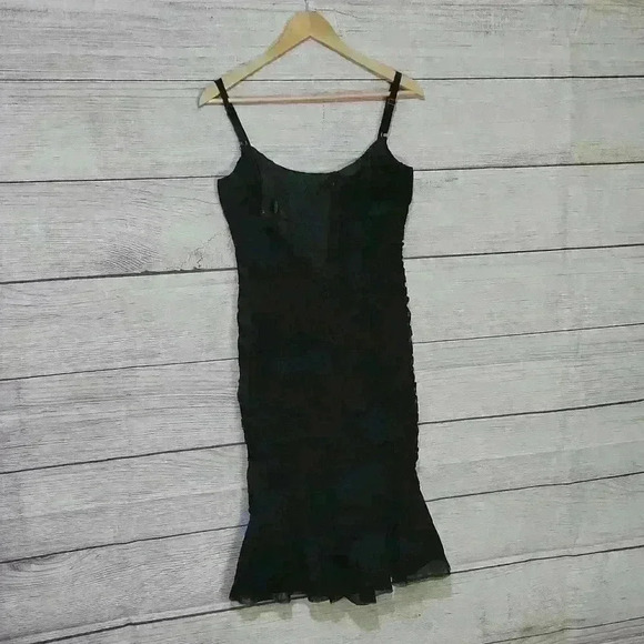 NWT Suzanne Somers Black Dress, Size 4 - Picture 7 of 11